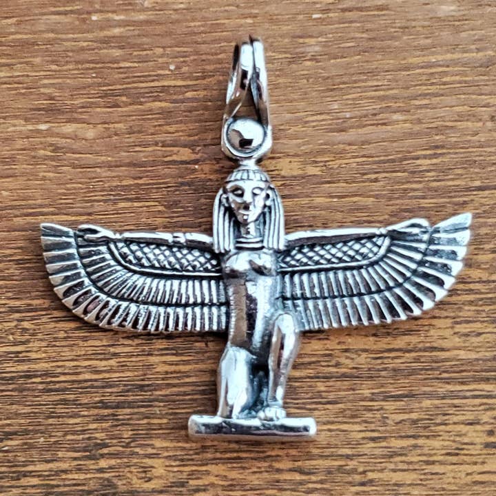 Egyptian Pharoah Amulet .925 Sterling Silver Charm Pendant for wholesale by Dalfiya
