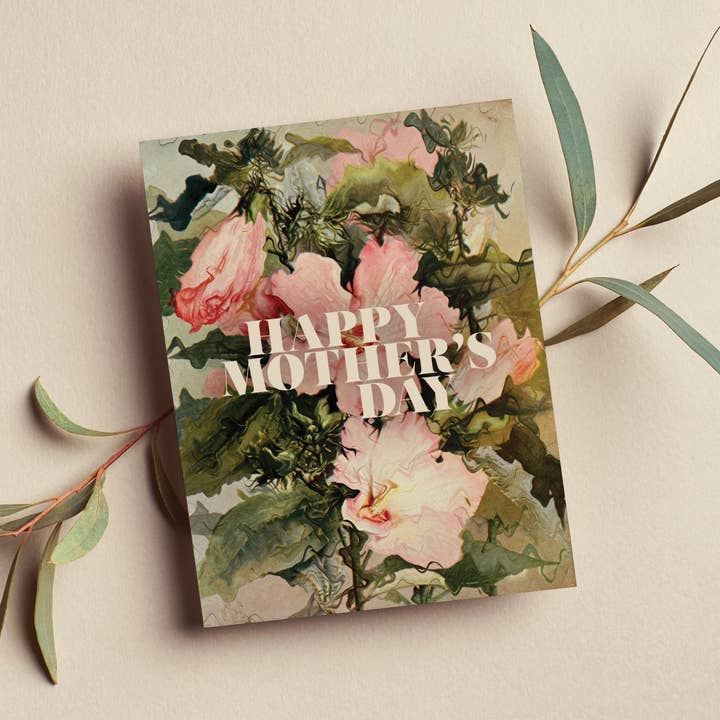 Cartão Flores Vintage Dia das Mães por atacado de The Galek Sea