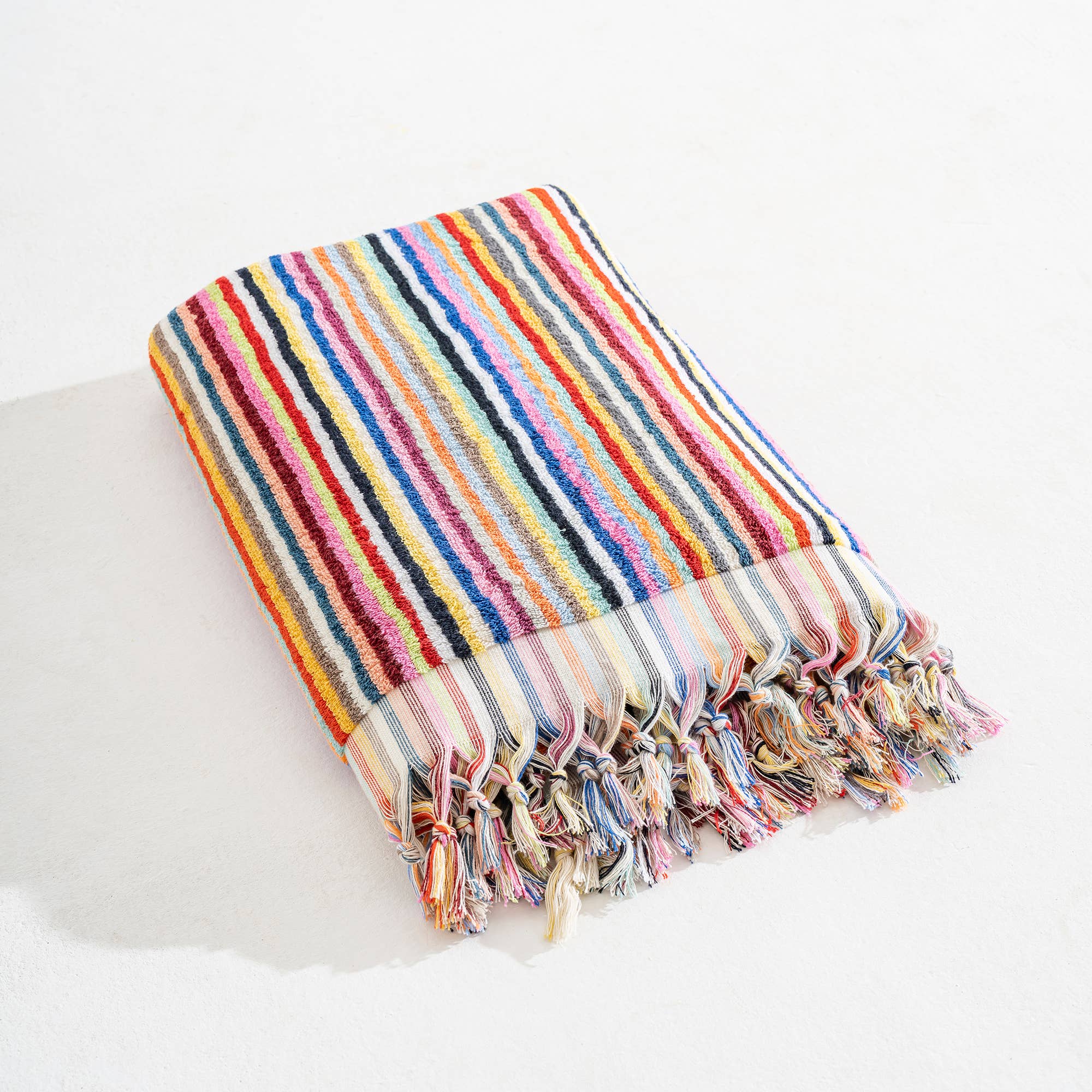 Kikoya - Wholesale Bath Towel - Stripe Handloom Bath Turkish Towels Vintage Bohemian Look