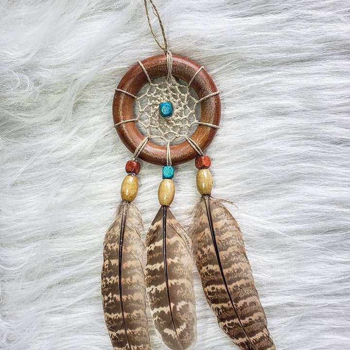 The Woven Muse - Wholesale Dream Catcher - Natural Mini Dreamcatcher2