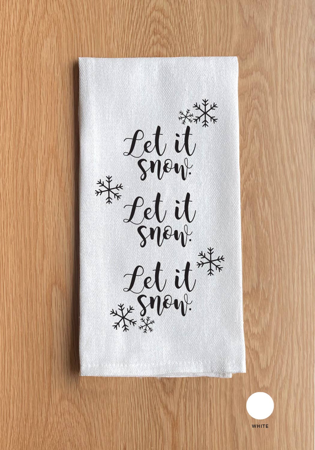 PolarX Ornaments - Wholesale Tea Towel - Let It Snow Kitchen Towel
