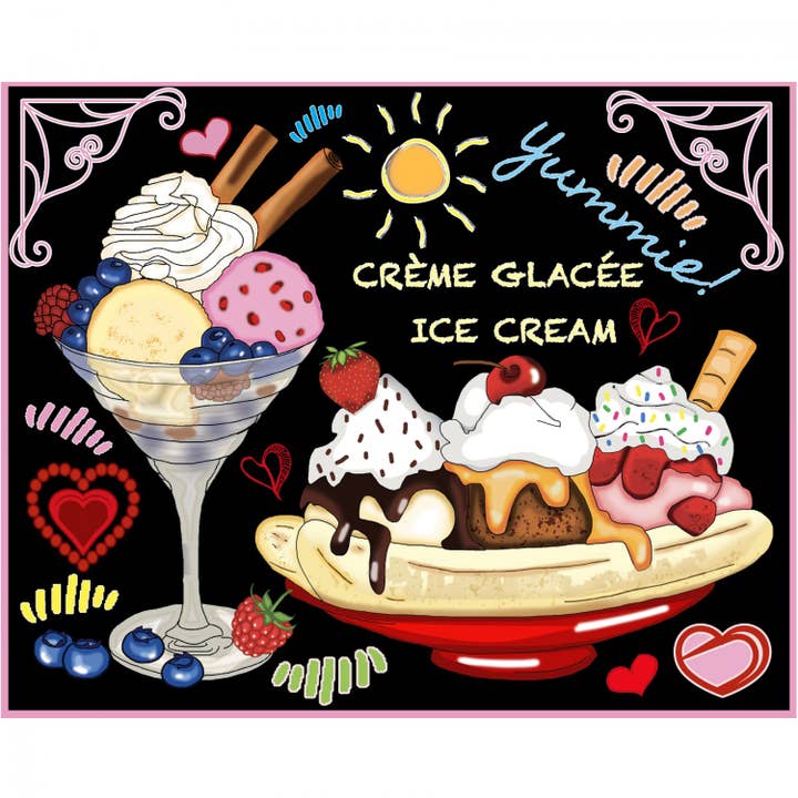Kit de peinture Ice Cream Diamond pour la vente par JaCaRou Puzzles Inc.