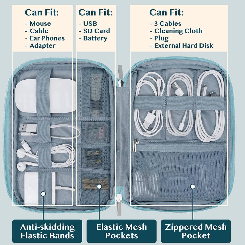 Pavilia - Wholesale Pouch - Unisex - Electronic Tech Organizer Bag2