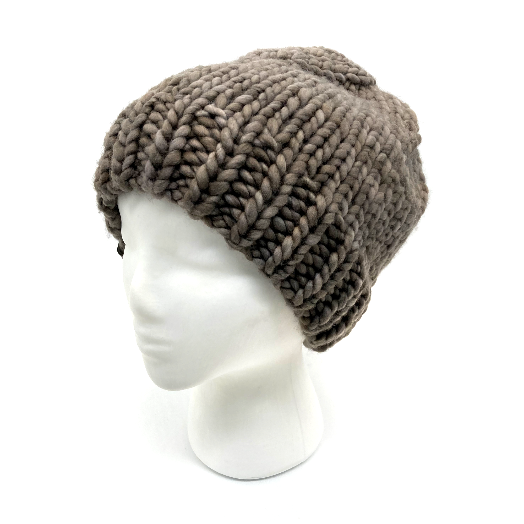 Knit Witts Global - Wholesale Beanie - Unisex - Everyday Slouchy Beanie | 100% Merino Wool | Gray1