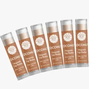 Coconut Lip Balm Set of 6 for wholesale by Woolzies