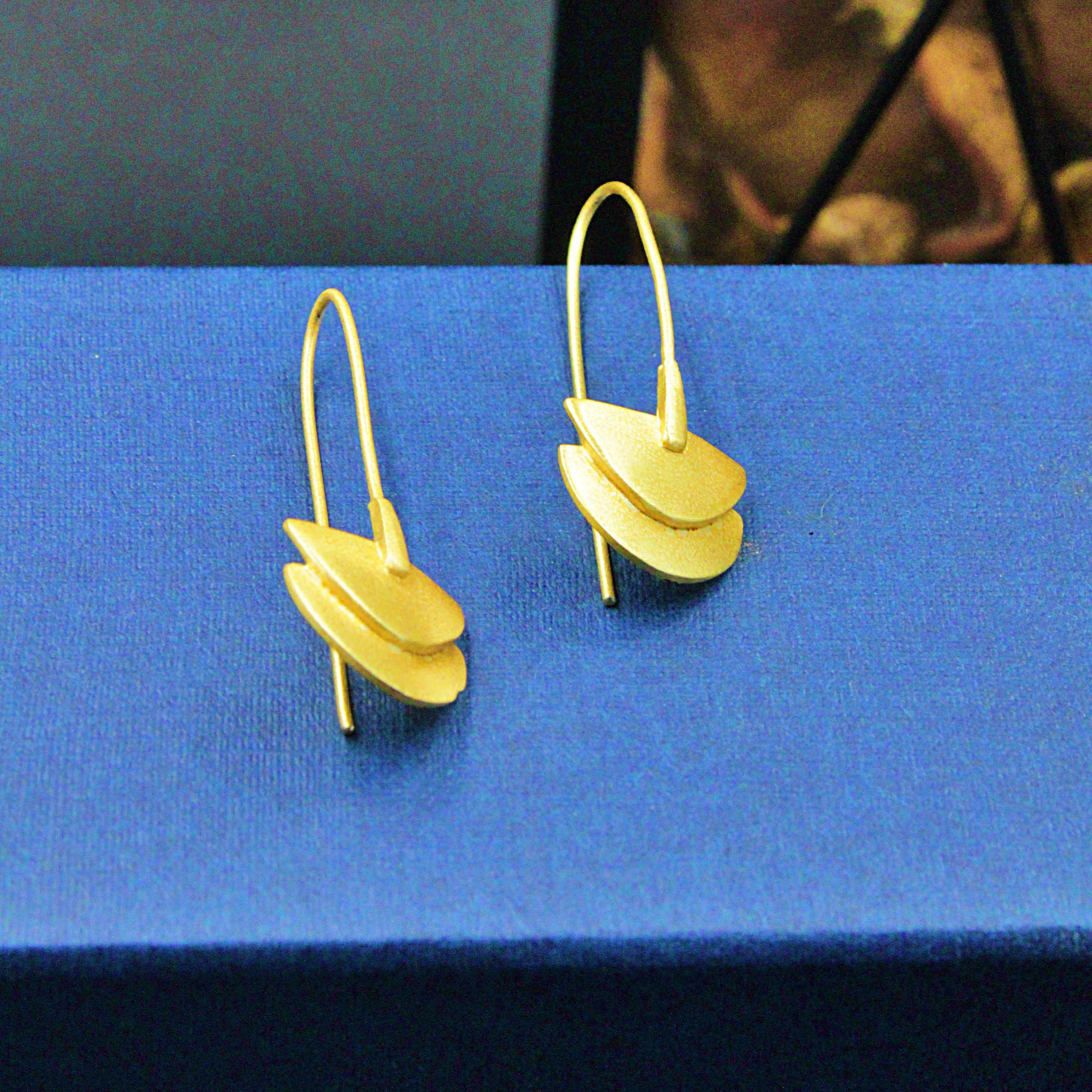 LA MAR - Wholesale Dangle Earrings - CIOTTOLA design gold-plated earrings5