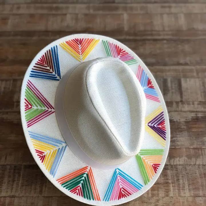 Tulum White Hat (White Band) for wholesale by Campelle