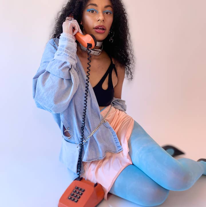 Shop Journal Vintage - Wholesale Tights - Women's - Robins egg chalk tights