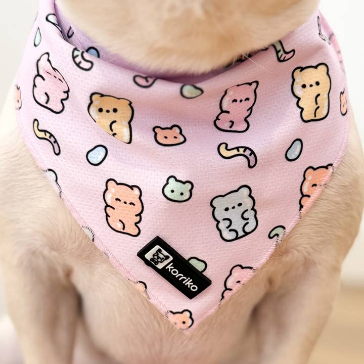 Korriko Pet Supply - Wholesale Pet Bandana - Dog - Cooling Dog Bandana - Gummy Bear
