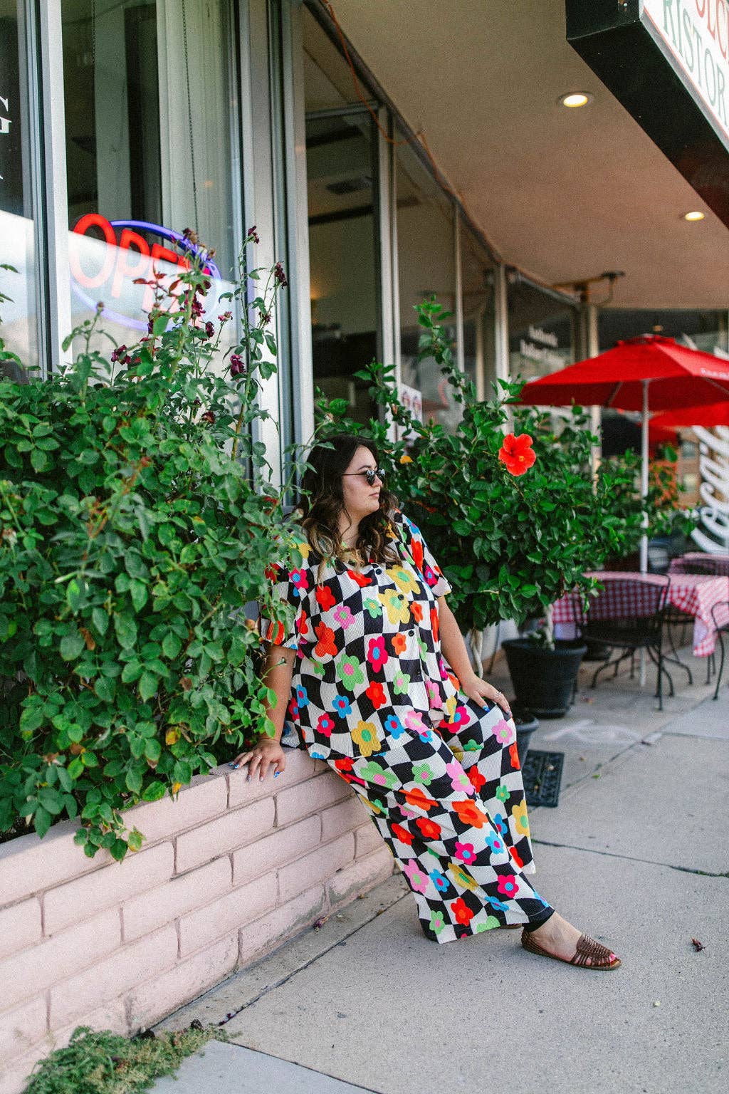 Taby Originals – wholesale Set med topp och byxa – Dam – TABY ORIGINAL: In My Blooming Era Plisse Set I STORLEKAR XS-5X***15