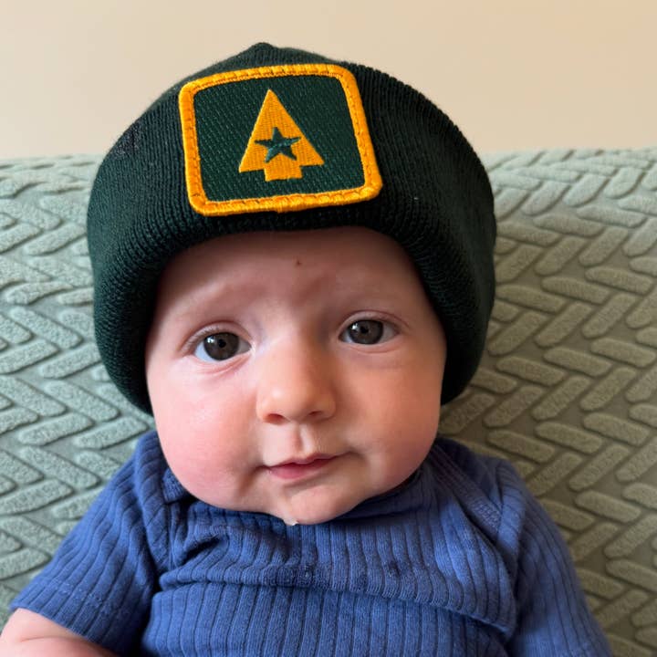 Pine Tree Beanie for wholesale by Forest Crossing Friends