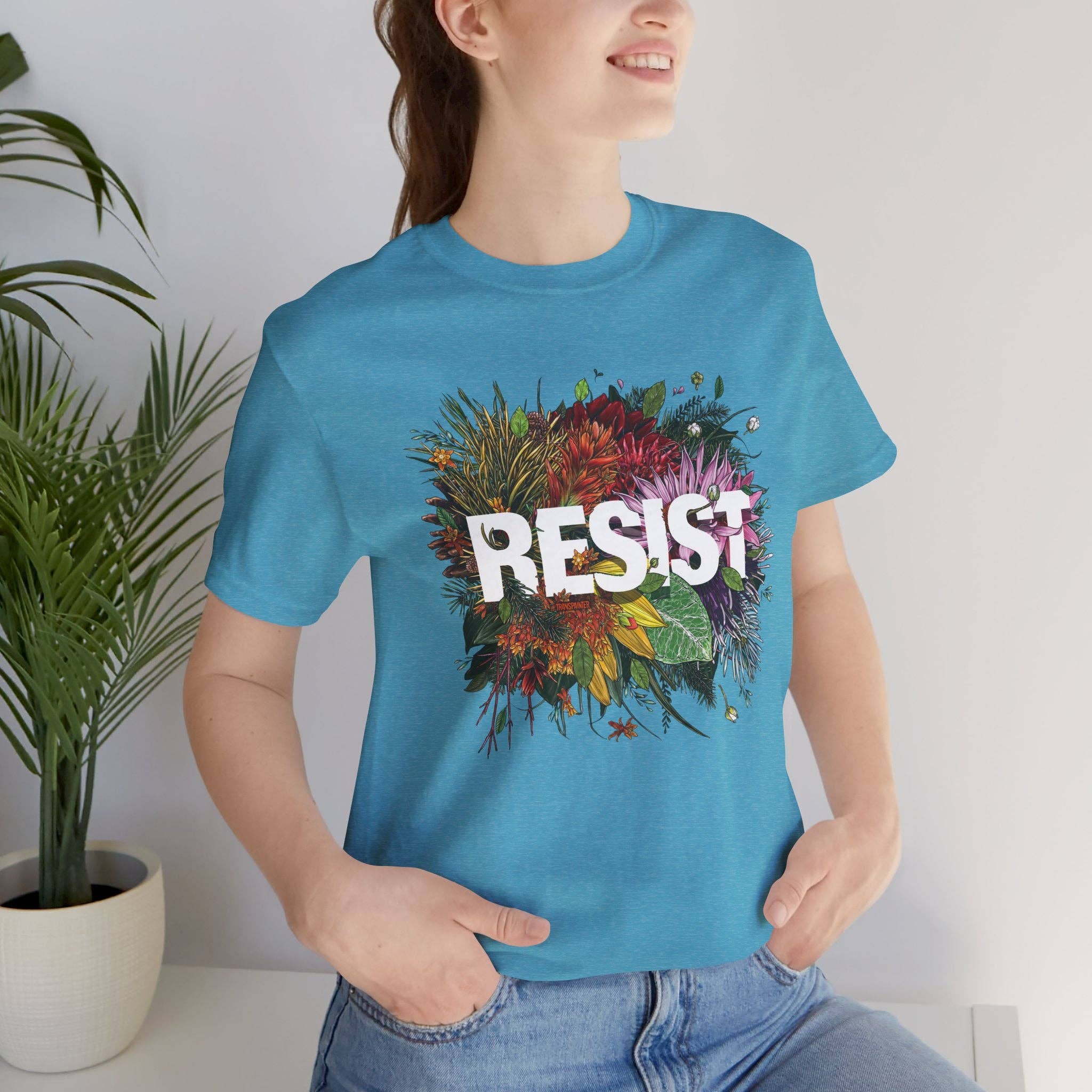 Transpainter - Wholesale Screen Printed T-Shirt - Unisex - RESIST TeeShirt | Resist TShirts | No Kings Protest Apparel | Resist Facism6