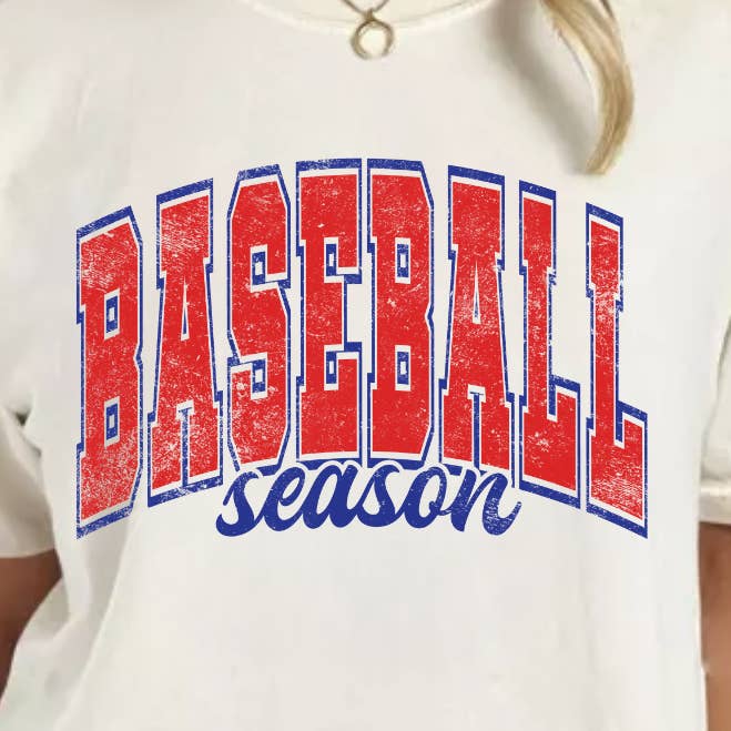 (shirt not included) Baseball Season - Clear Film Transfer for wholesale by TEELUX