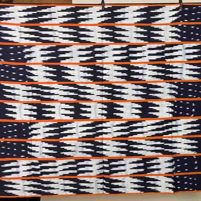 Baule Afrikansk tyg Textil ”Wrapper” | 61 x 41” för wholesale av The Niger Bend