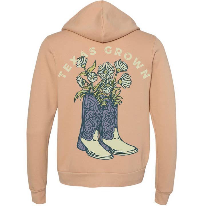 Texas vuxen blixtlås Hoodie för wholesale av State Bliss