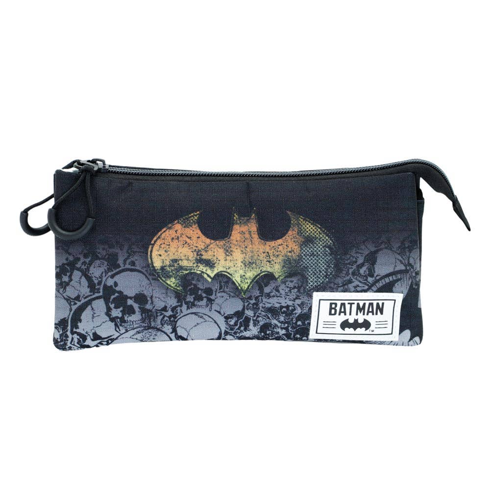 KARACTERMANIA – wholesale Pencil case/pouch – Batman Skulls-Triple HS Pencil Case1