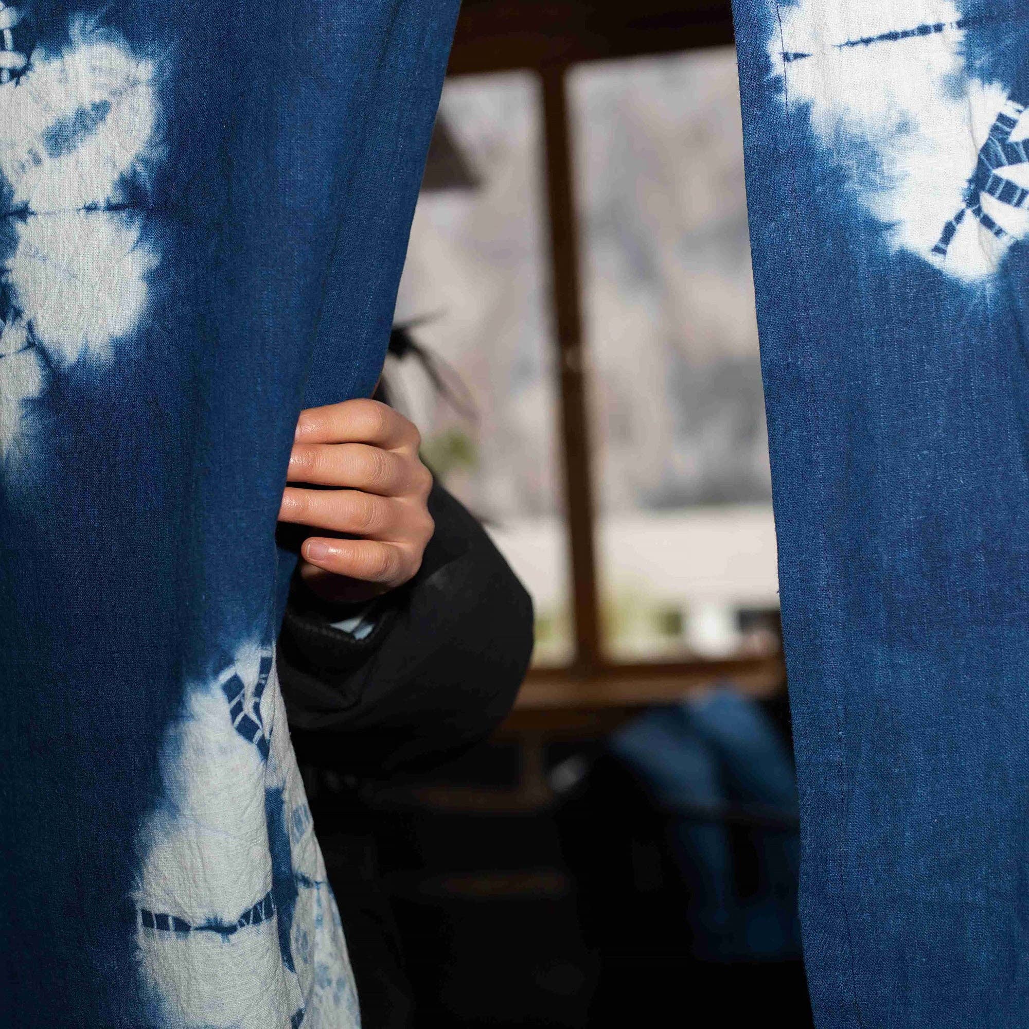 MinoCraft - Wholesale Curtain - Japanese curtain in linen and cotton with handcrafted vegetable dye2