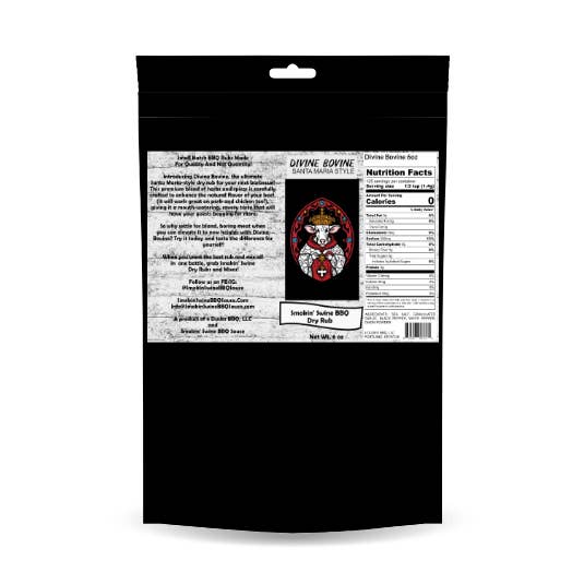 Divine Bovine Santa Maria Style Dry Rub for wholesale by Smokin' Swine BBQ Sauce