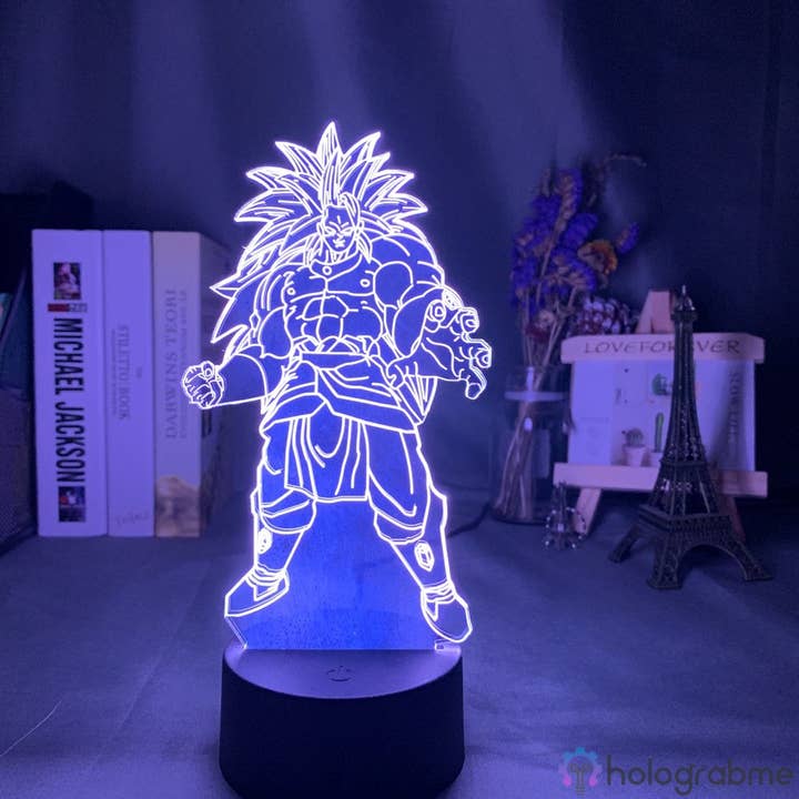Dragon Ball Z Broly SSJ3 Lamp for wholesale by Holograbme