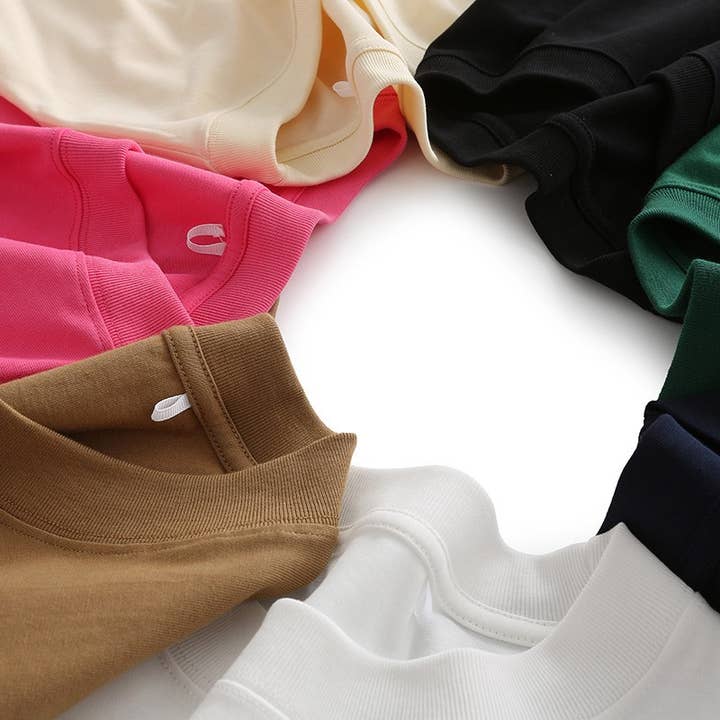 Hope & Sunshine - Wholesale T-Shirt - Women's - Oversized Solid Color T-Shirt