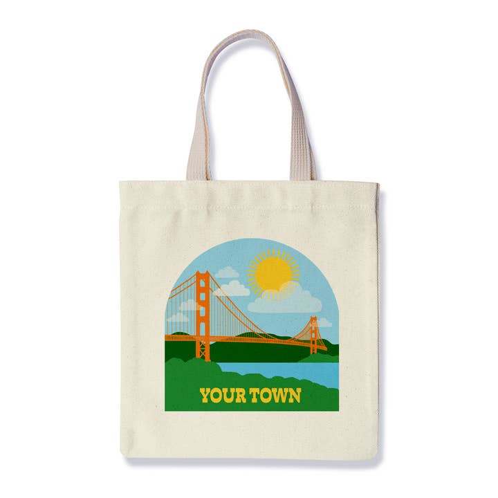 Personlig bytaske - Golden Gate View for engroshandel hos Rock Scissor Paper