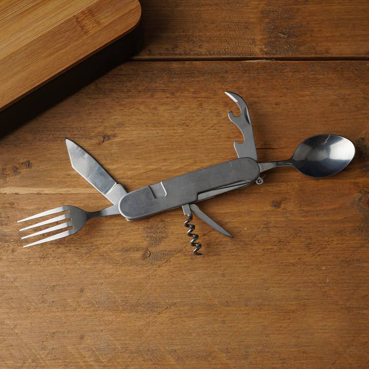 Wild And Free Camping Cutlery Tool for wholesale by CGB Giftware