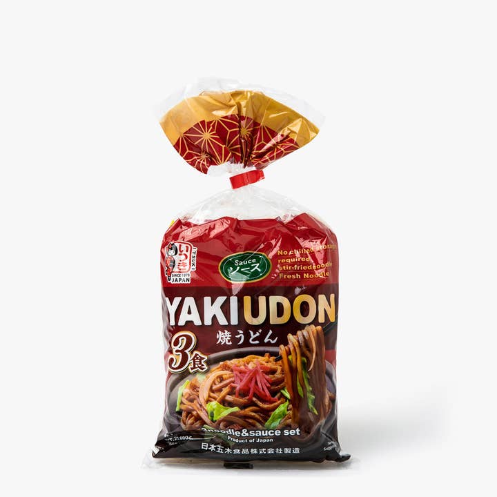 Yakiudon - Vorgekochte Weizennudeln mit Sauce - 669G für den Großhandel von Irasshai