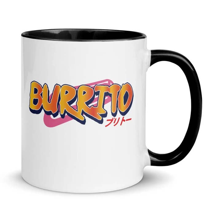Tasse à burrito avec intérieur coloré pour la vente par VAWDesigns
