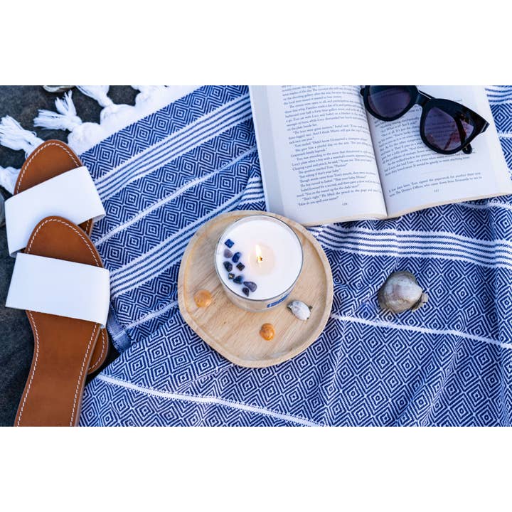 Aluminate Life - Wholesale Jar/Filled Candle - Serenity Crystal Essential Oil Scented Candle4