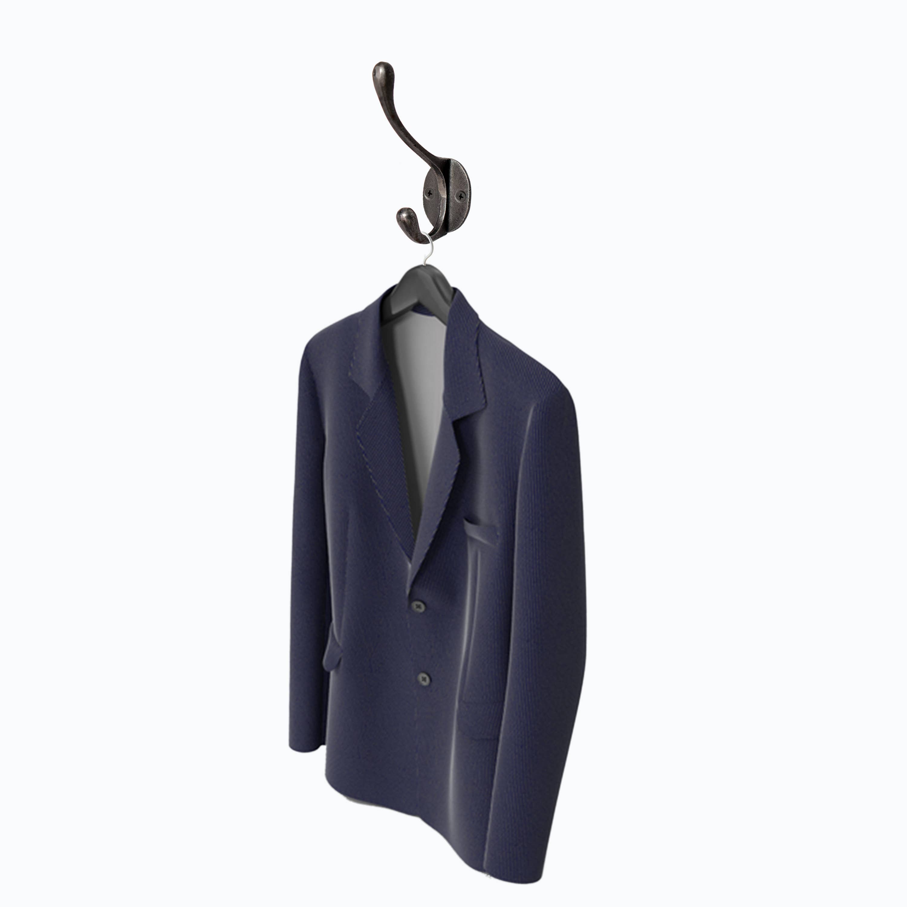 Alza – Engroshandel Vægkrog – Støbejernshat- og frakkekrog victoriansk med to huller (sæt af 2)5