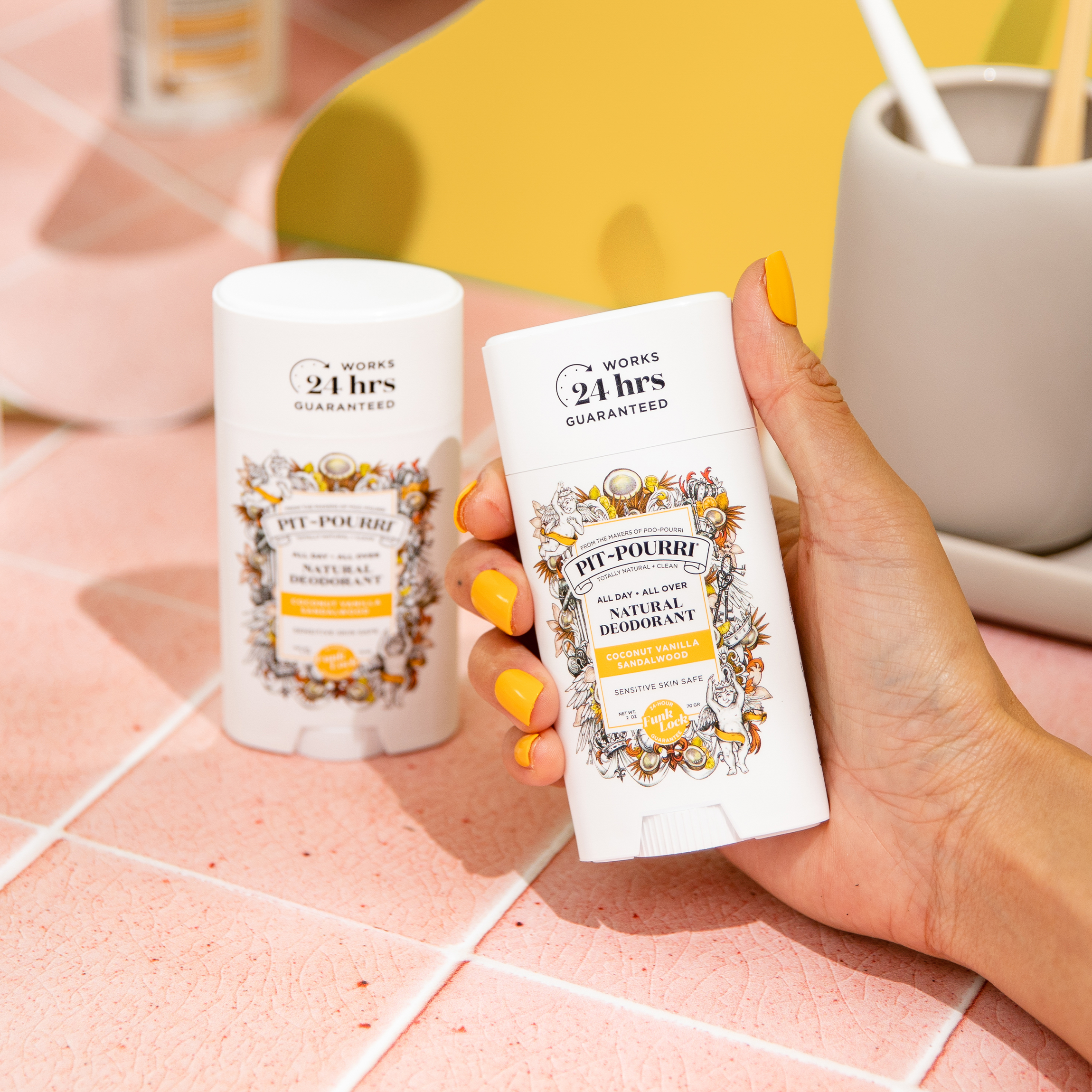 ~Pourri - Wholesale Deodorant - Unisex - Pit~Pourri Coconut Vanilla Sandalwood Natural Deodorant 2oz8