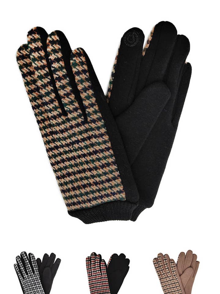 Guantes de pata de gallo suaves al tacto para venta al por mayor de Hana