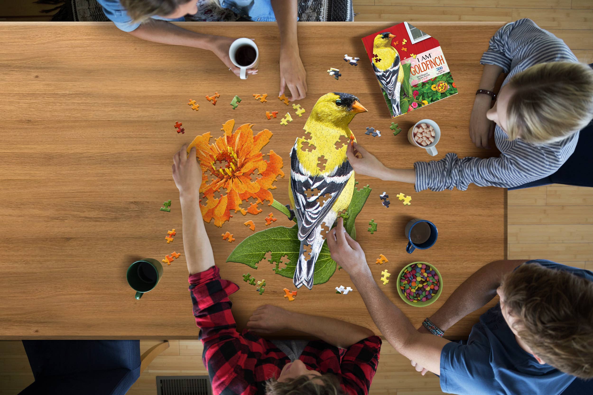 Madd Capp Games & Puzzles - Wholesale Puzzle - Adult - I AM Goldfinch 300 piece jigsaw puzzle - gift1