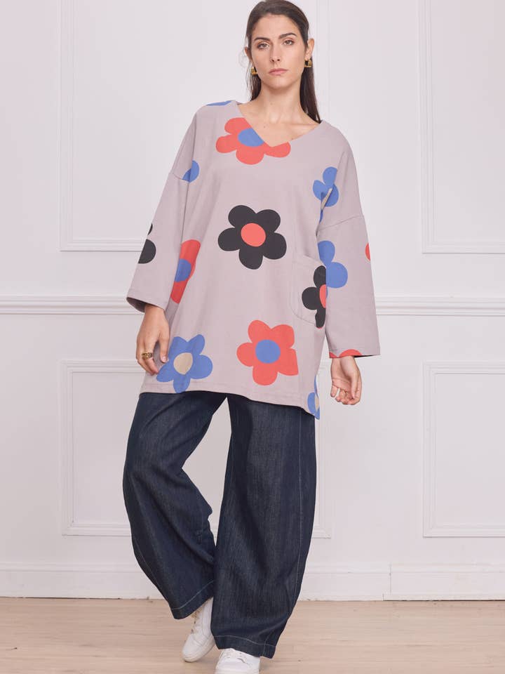 A112-R113 - Tunic for wholesale by BELLA BLUE