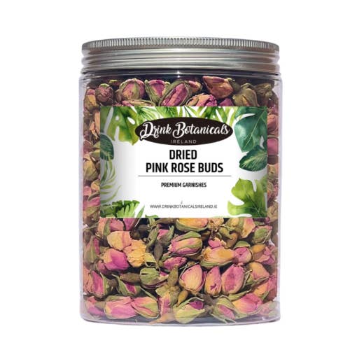 Drink Botanicals Ireland - Wholesale Dried/Pressed Flowers - Dried Pink Rose Buds