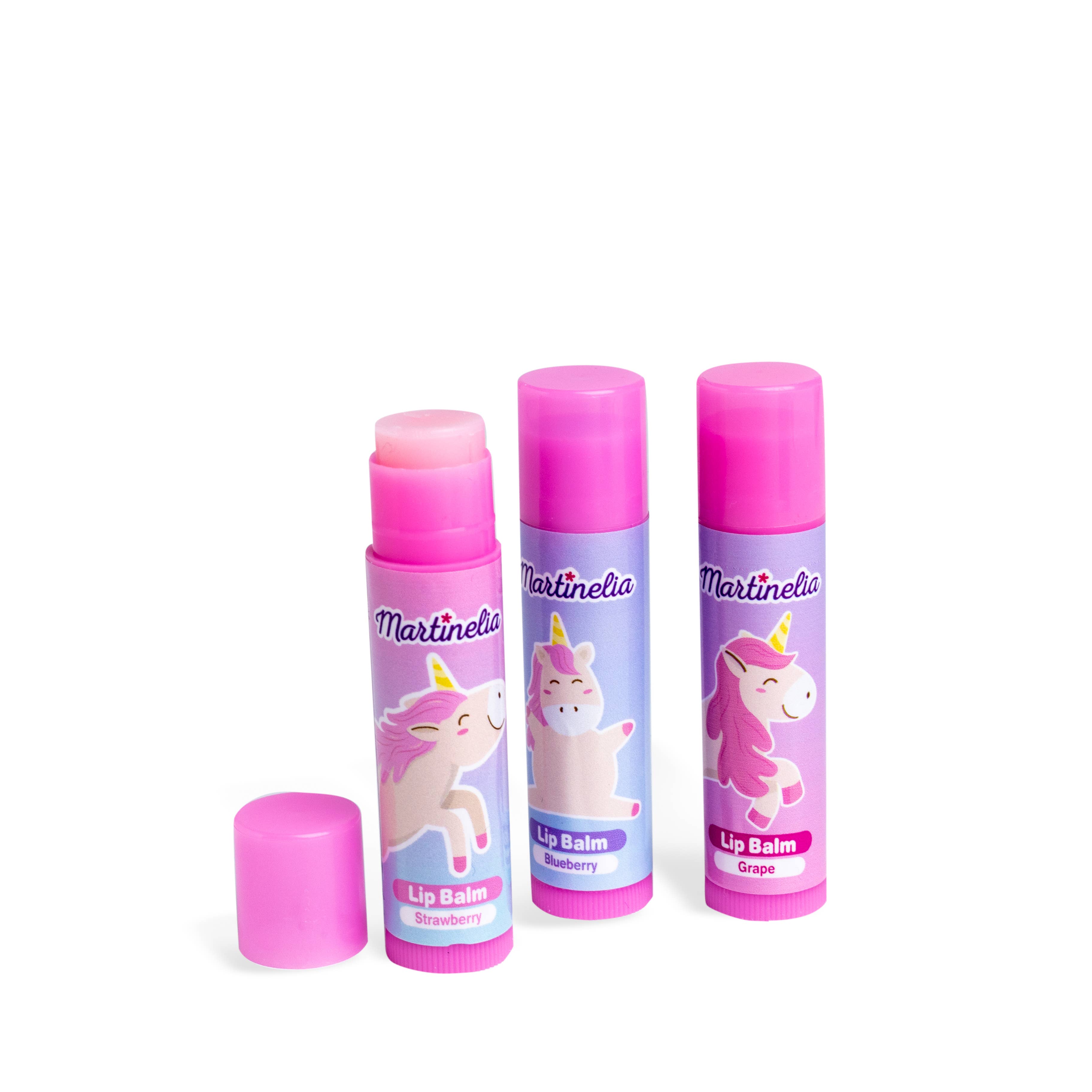 Aquarius Cosmetic SLU - Wholesale Kids Makeup - Kids - MARTINELIA LITTLE UNICORN LIP BALM TRIO3