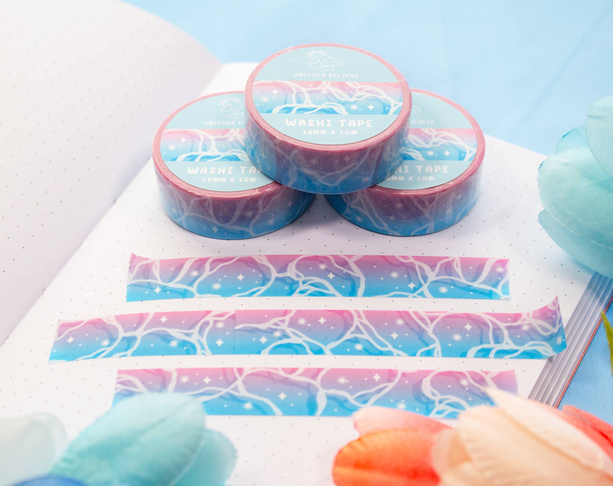 Unicorn Eclipse - Wholesale Washi Tape - Vaporwave Water Washi Tape2