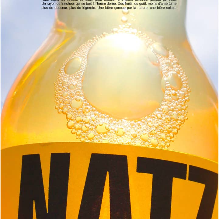 NATZ - Bière légère et solaire - Wholesale Non-Alcoholic Beer - NATZ - Fresh Lemon Light Beer (5% vol)1