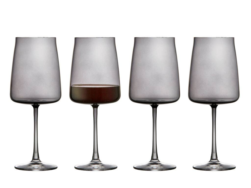 Forma House – wholesale Wine glass – Lyngby Glass - Red wine glass Zero 54 cl 4 pcs Smoke0