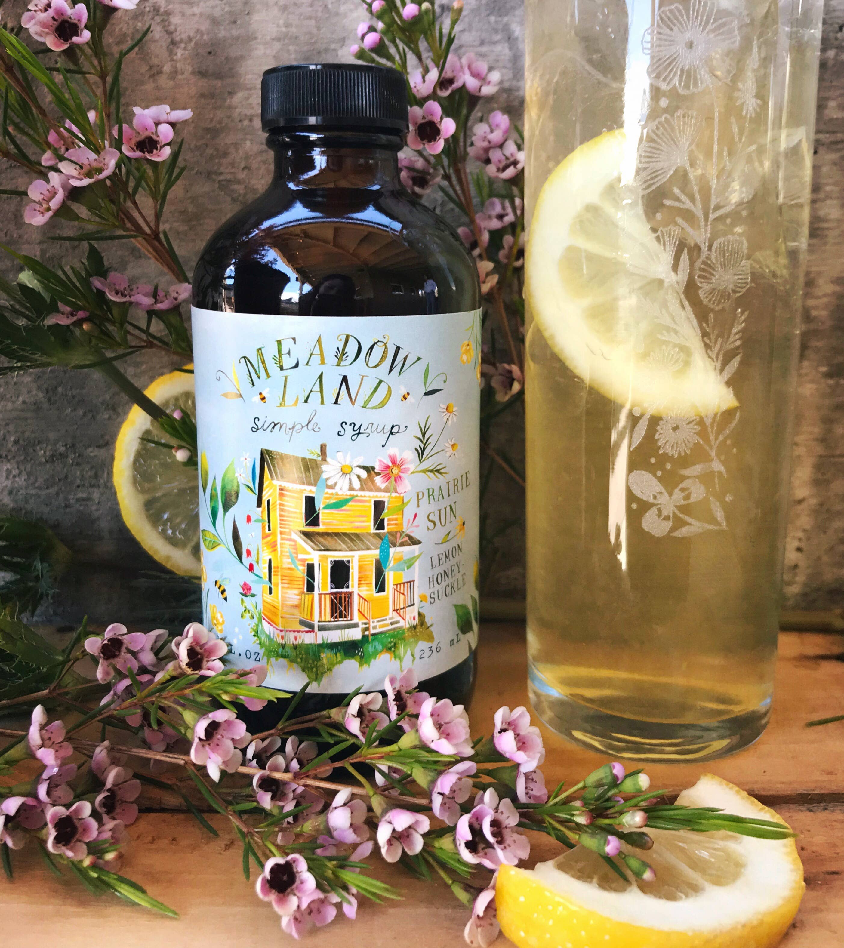 Meadowland Syrup - Wholesale Cocktail Mix/Syrup - Prairie Sun Simple Syrup2