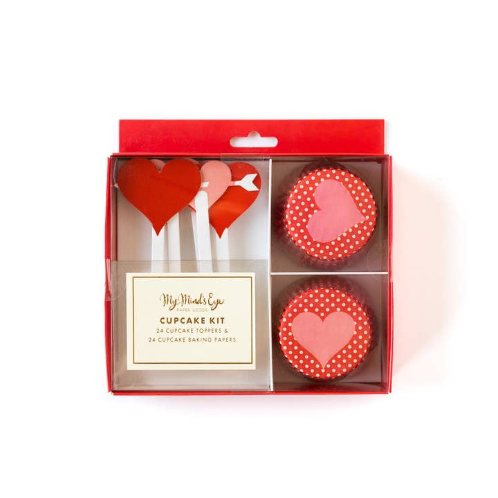 VAL110 - Kit cupcake Saint-Valentin pour la vente par My Mind’s Eye
