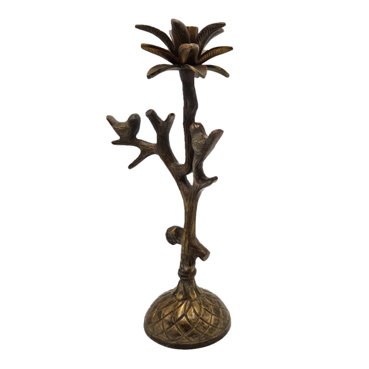 ADC Eindhoven – wholesale Candle holder – Candle Holder - Bird - Antique Brass Shiny3