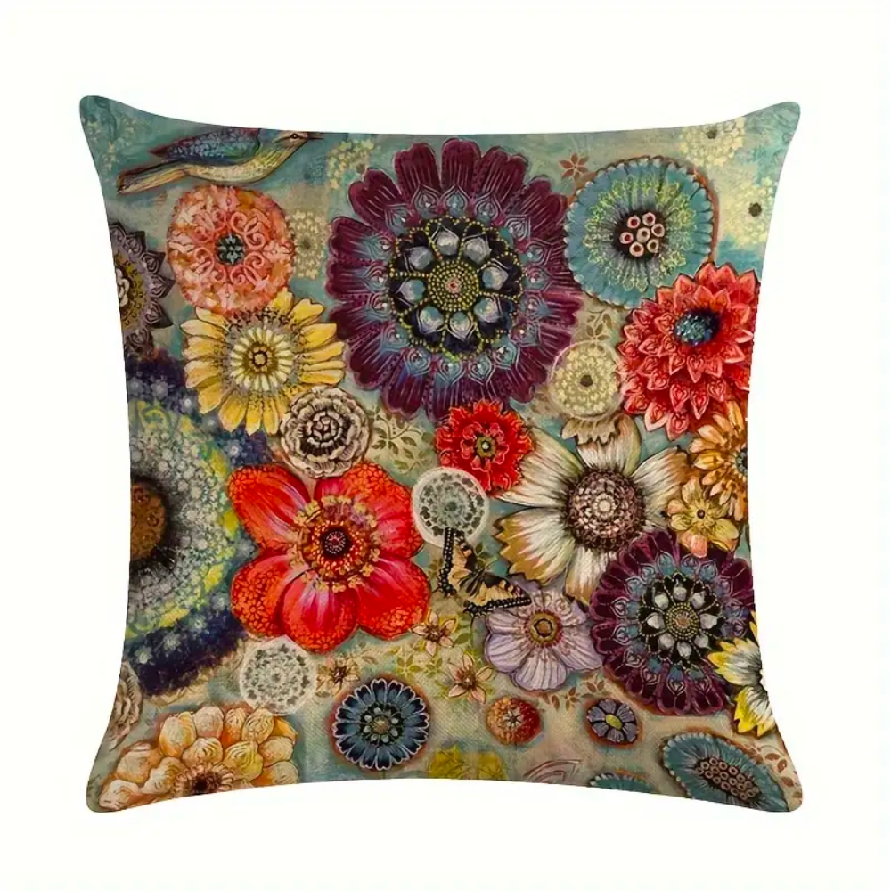 Moderny - Wholesale Throw Pillow Cover - Mexican Flowers Cushion Covers1