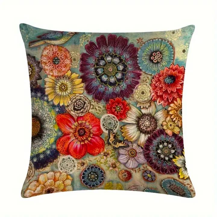 Moderny - Wholesale Throw Pillow Cover - Mexican Flowers Cushion Covers1