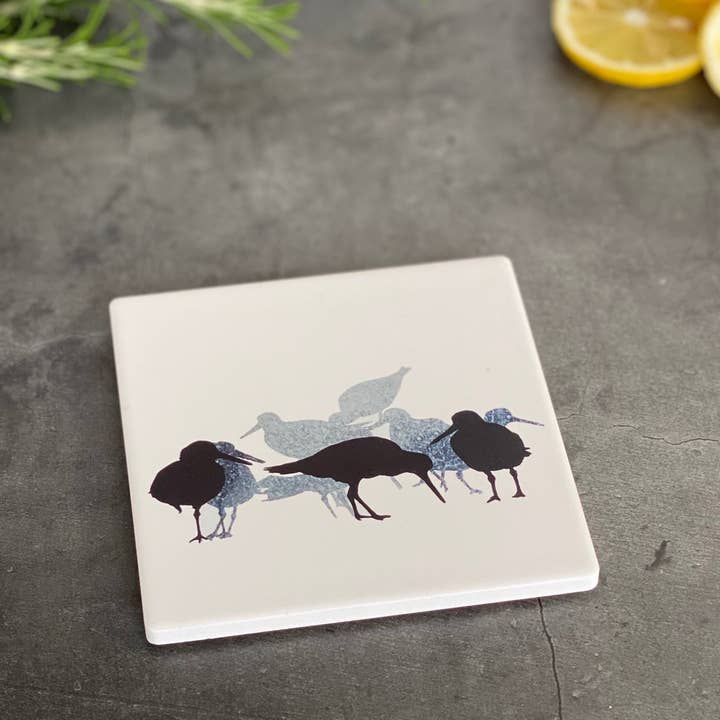COASTER : oystercatcher for wholesale by Sandra Vick