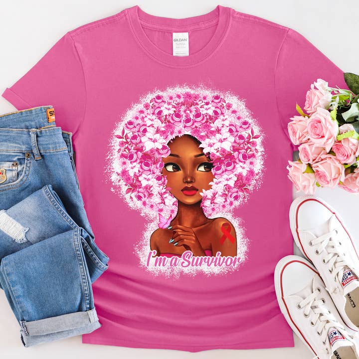 Jag är en överlevande - HIV Awareness Tee för wholesale av Rebelle Tree Boutique