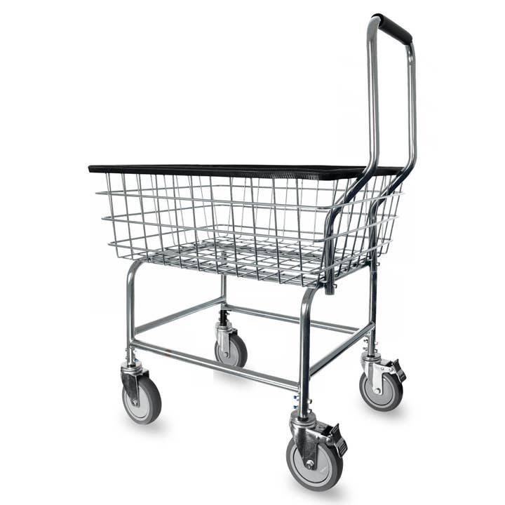 Laundry Vending Products - Wholesale Laundry Basket - LVP Work Horse Commercial Laundry Cart with Removable Handle