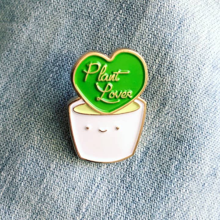 Pflanzenliebhaber Hoya Kerrii Pflanze Emaille/Anstecknadel für den Großhandel von ILOOTPAPERIE