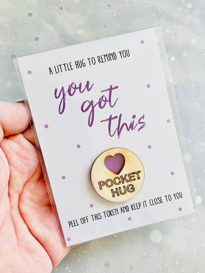 You Got This Pocket Hug Positivity & Mental Health Gift for wholesale by The Gift Club