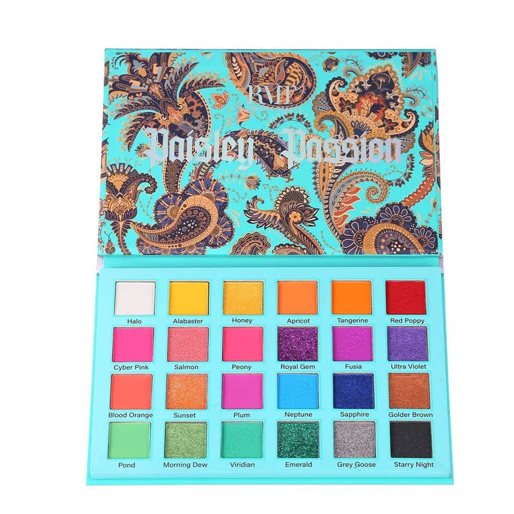 Diacly - Wholesale Eyeshadow Palette - Paisley Passion 24 Color Eyeshadow Pallet